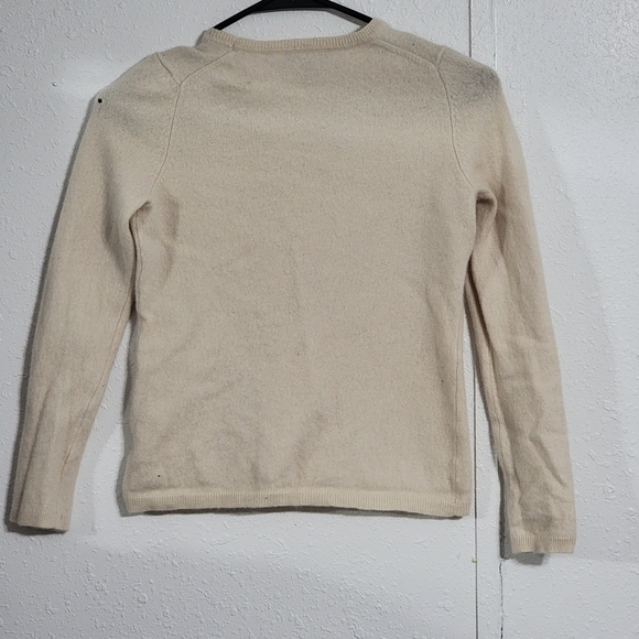 Charter Club Cashmere Sweater in Cream - Picture 2 of 5
